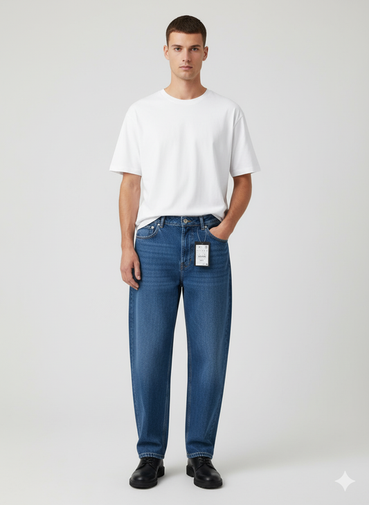 Loose Fit Baggy Jeans – Vintage 90s Denim Look