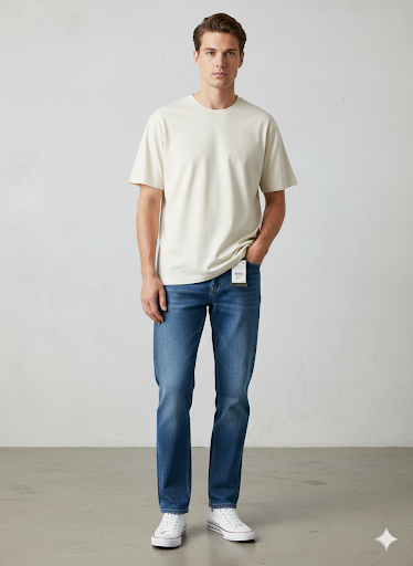 Unisex Oversized T-Shirt – Premium Cotton Jersey 240 GSM